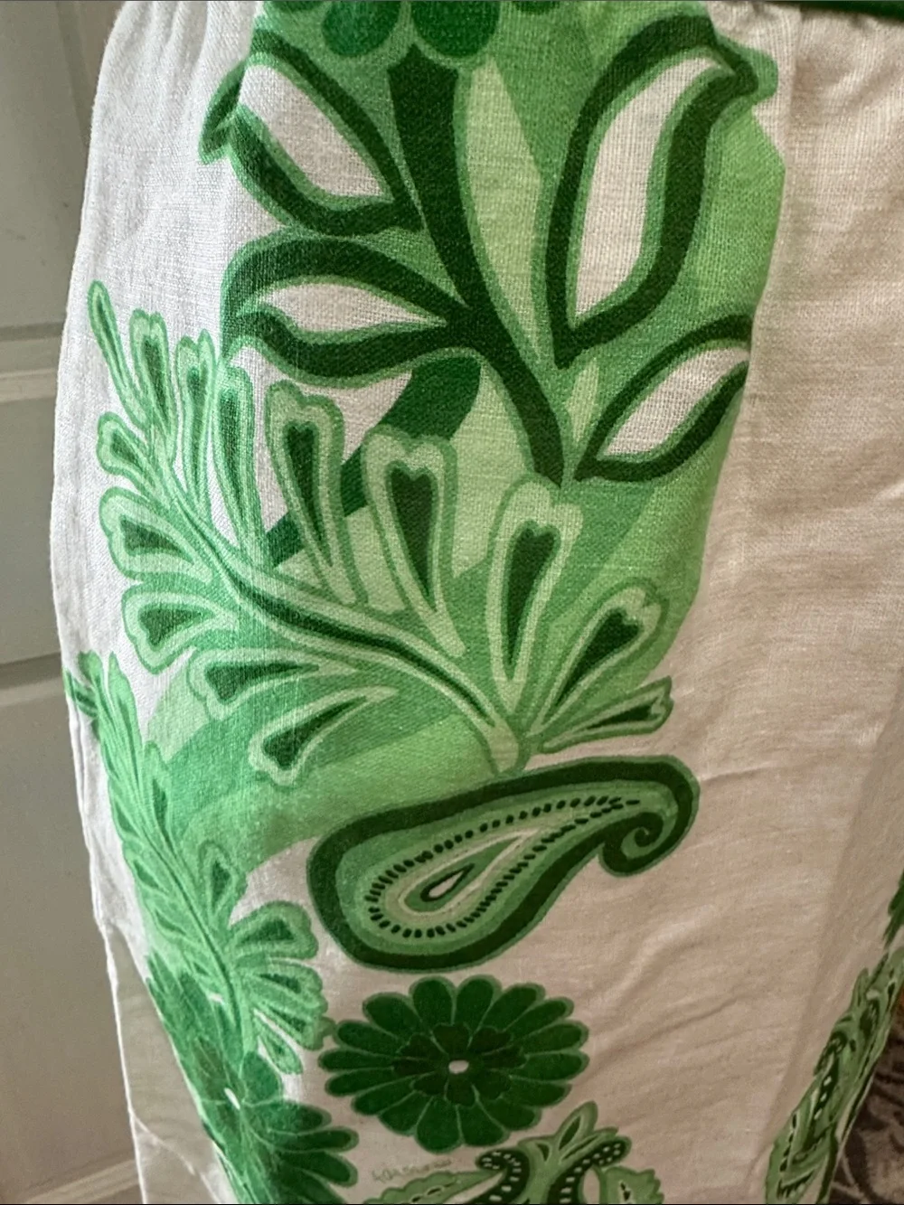 Farm Rio Color  Festival Linen Midi Skirt Size XSMALL - Picture 7 of 14